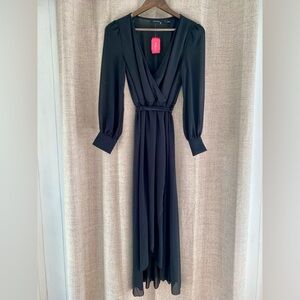 Long Sleeve Black Maxi Dress